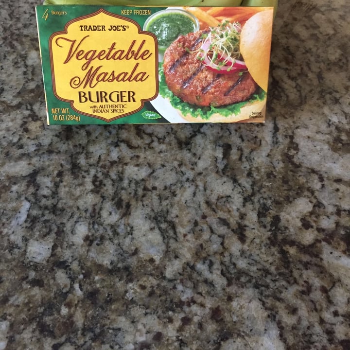photo of Trader Joe's Vegetable Masala Burger shared by @rrusso on  25 Aug 2021 - review
