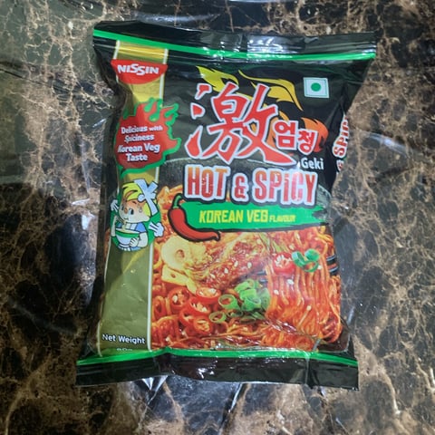 Nissin Hot & Spicy Korean Veg Reviews | abillion