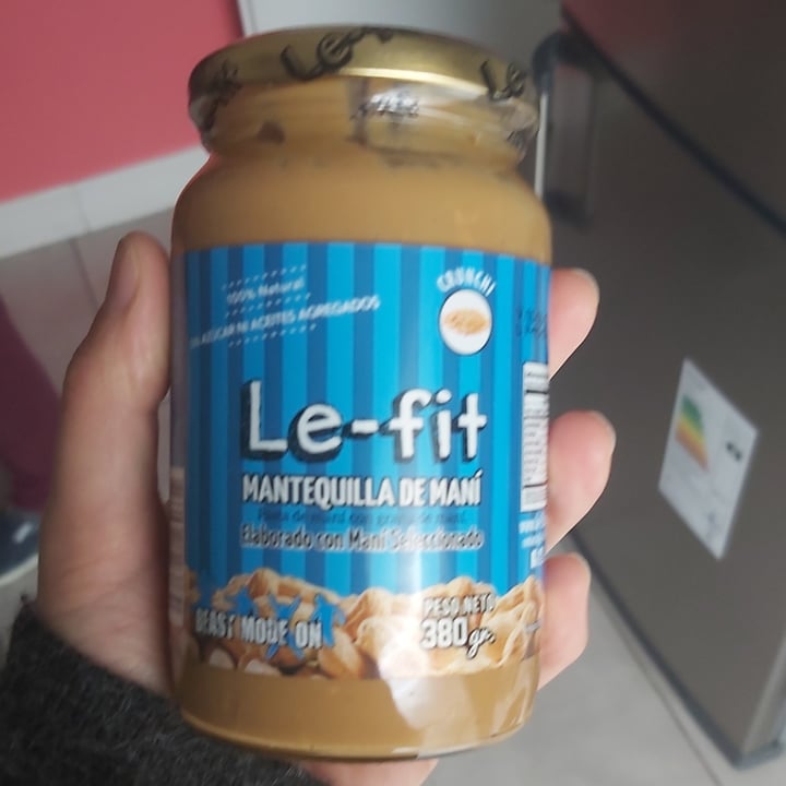 photo of Le-Fit Mantequilla De Maní Crunchy shared by @matiteli on  09 Aug 2020 - review