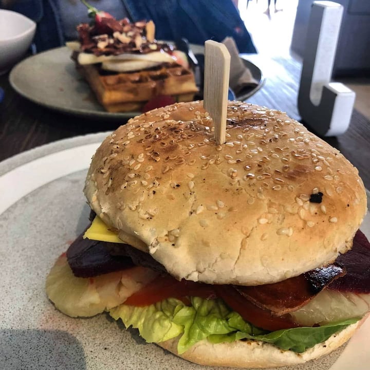 photo of Baked in Byford Waffles with bacon shared by @tarabanken on  09 Feb 2020 - review