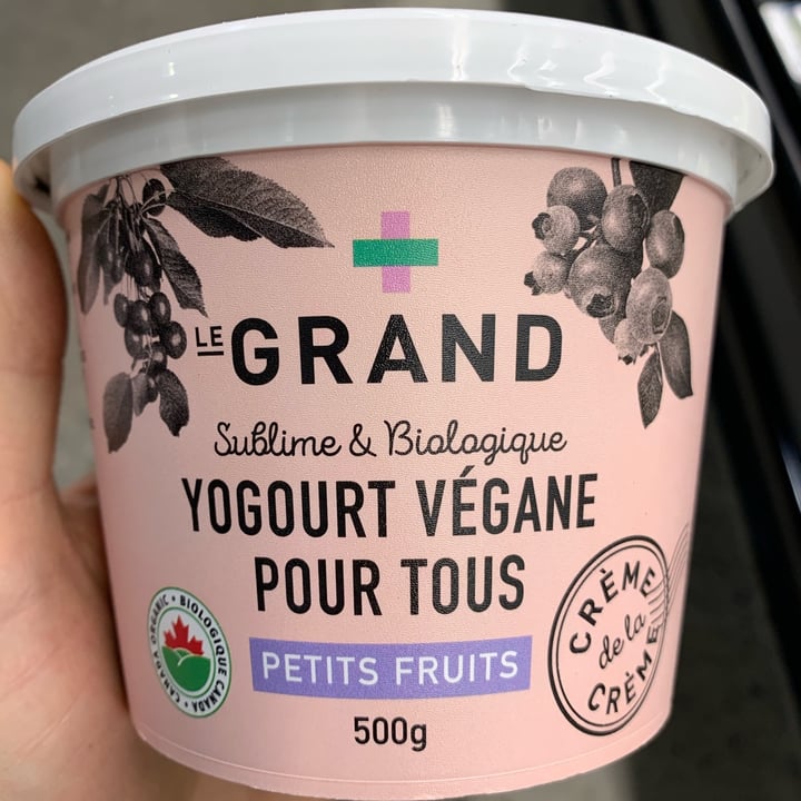photo of Le Grand Creamy Raspberry Plant-Based Yogurt Alternative shared by @isafaciano on  20 Nov 2021 - review