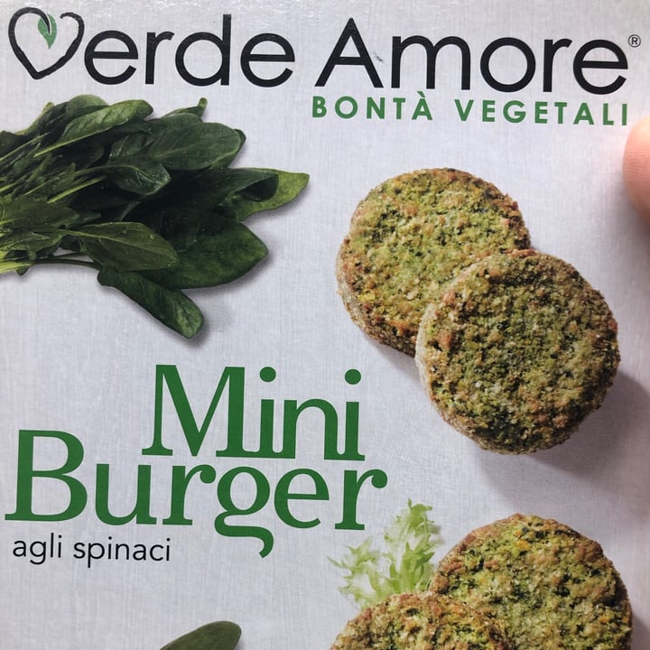photo of Verde Amore Mini Burger Agli Spinaci shared by @violettaplantbased on  24 May 2021 - review