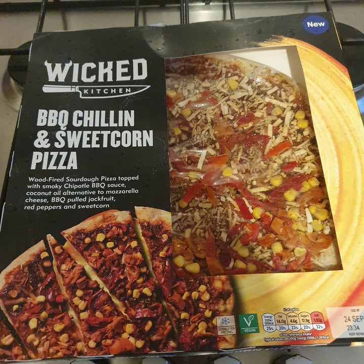 photo of Wicked BBQ Chillin & Sweetcorn Pizza shared by @mrsanders93 on  16 Oct 2022 - review