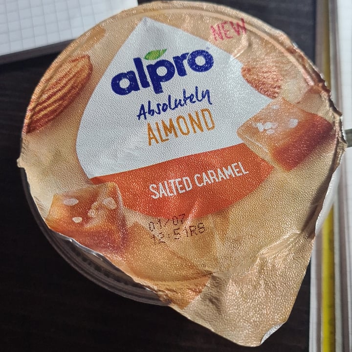 review photo of Alpro absolutely almond salted caramel shared by @marstr on 16 Jun 2022 - review
