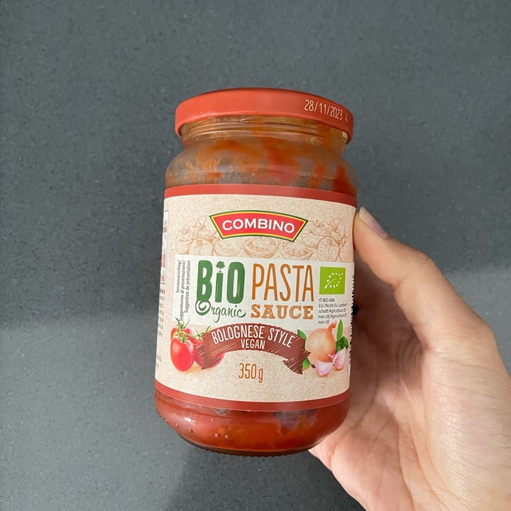 photo of Combino Bio Organic Salsa Bolognesa shared by @martinadibernardo on  12 Jun 2022 - review