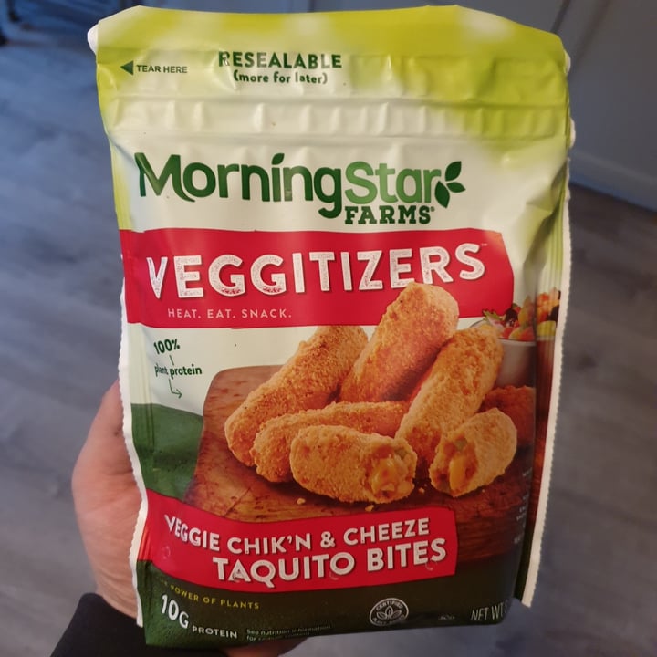 photo of MorningStar Farms Veggitizers Chik'n and Cheeze Taquitos shared by @autumnleaves on  10 Apr 2022 - review