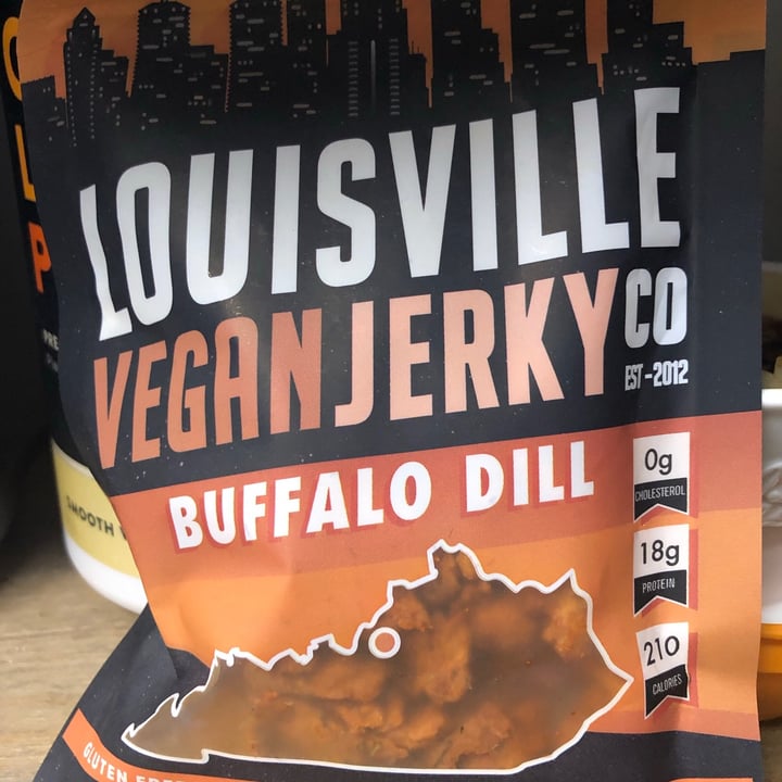 photo of  Louisville Vegan Jerky Co. Buffalo Dill shared by @dianak on  20 Dec 2020 - review