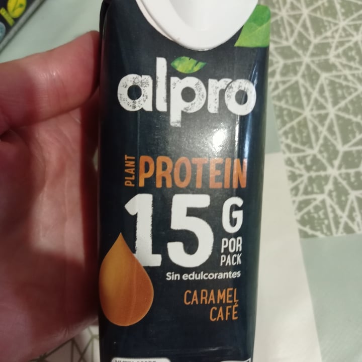 photo of Alpro Protein caramel coffee shared by @veraluxy on  05 May 2022 - review