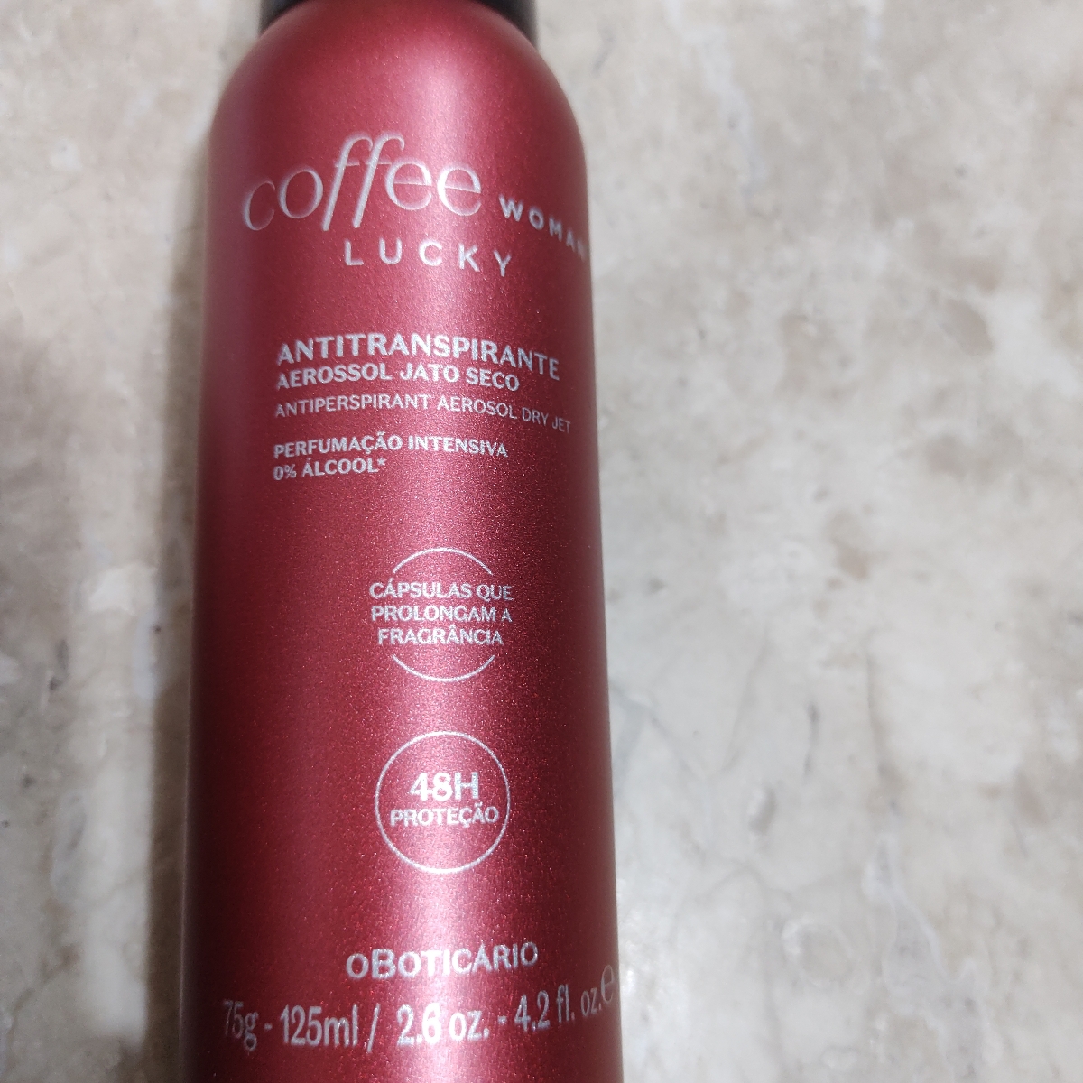 O Boticário desodorante spray coffee lucky Reviews