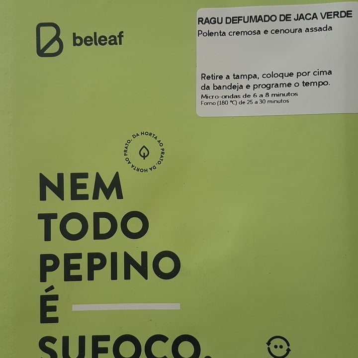 photo of Beleaf Ragu Defumado De Jaca Verde shared by @fabifujii on  12 Jul 2021 - review