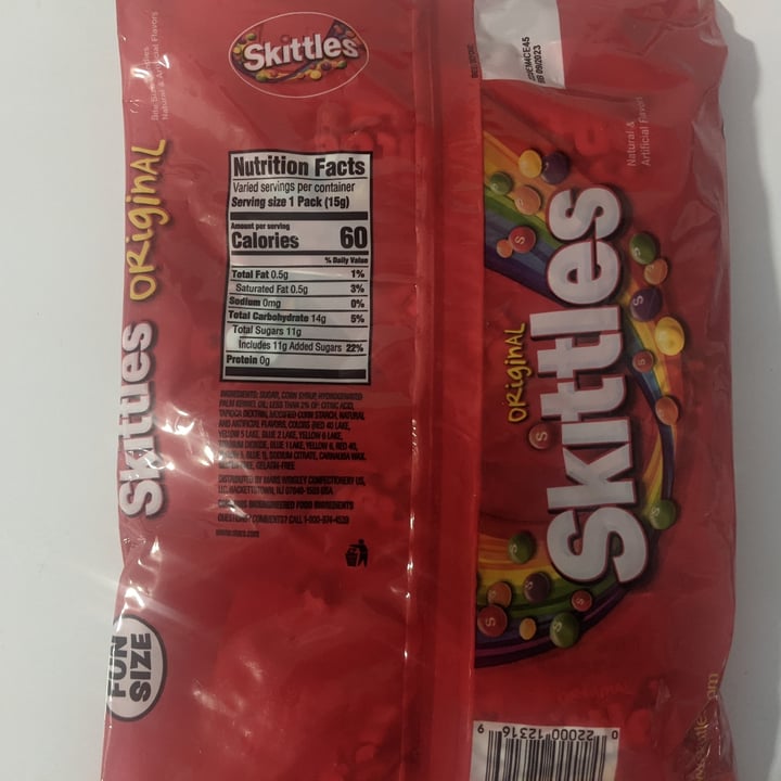 photo of Skittles Skittles Original shared by @tina360 on  25 Oct 2022 - review