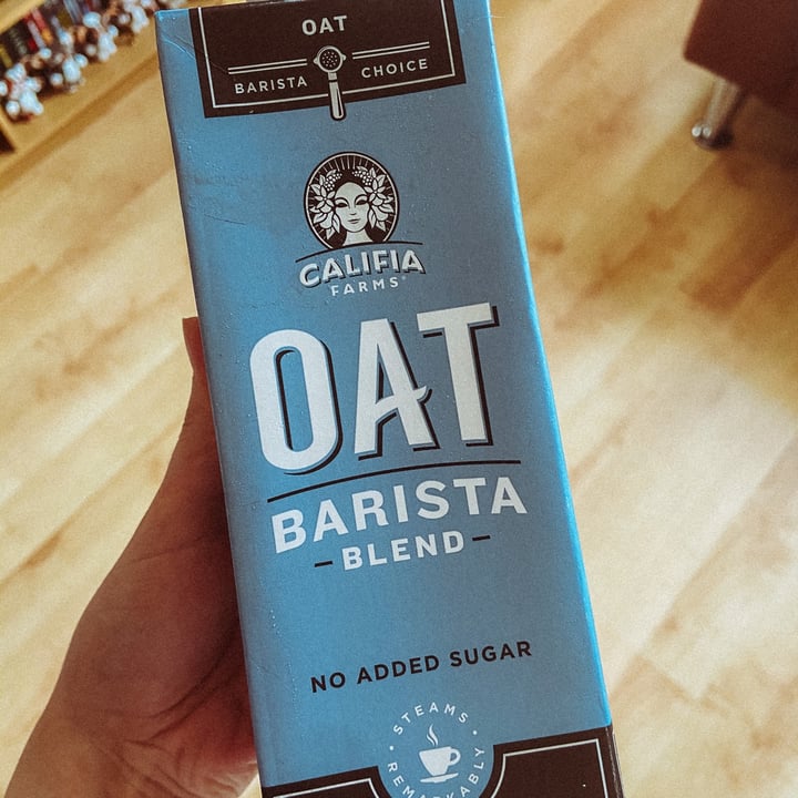 photo of Califia Farms Oat Barista Blend shared by @elizabethmullaney on  01 Jan 2021 - review