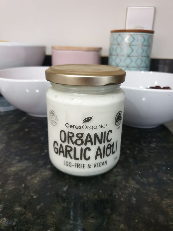 review photo of Ceresorganics Organic Garlic Aioli shared by @leevdberg on 18 Apr 2020 - review
