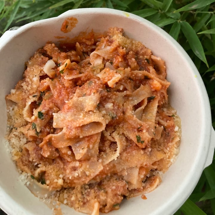 review photo of Buddy Italian Restaurant Cafè Tagliatelle Integrali al Ragù di Seitan shared by @haleysdff on 04 Aug 2021 - review