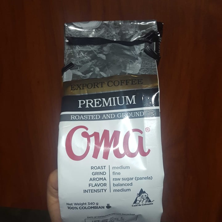 photo of Oma Premium tostado y molido shared by @andreacampos on  12 Jun 2020 - review