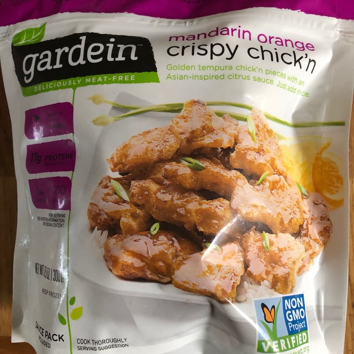 photo of Gardein Mandarin Orange Crispy Chick’n shared by @hopeh on  29 Apr 2020 - review