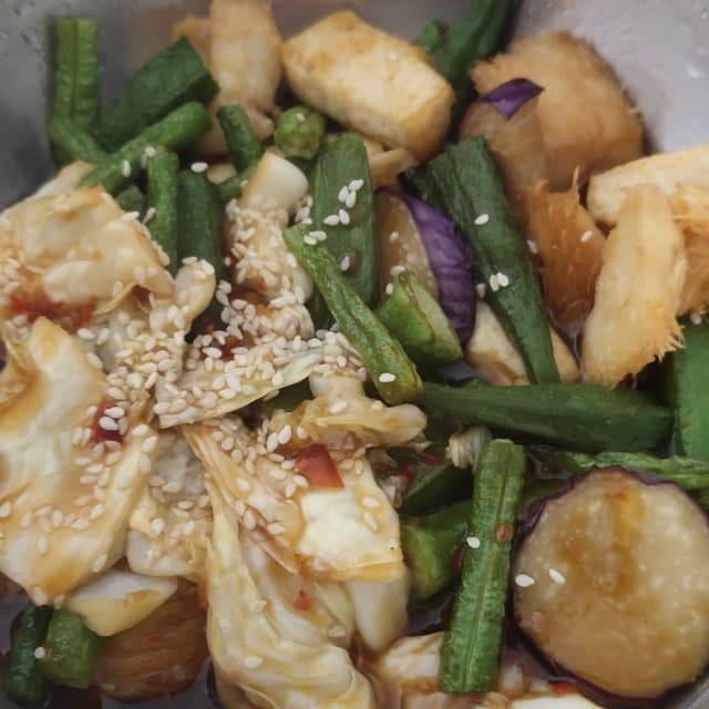 Photo of the dish “Monkey head mushroom sesame ginger rice set”