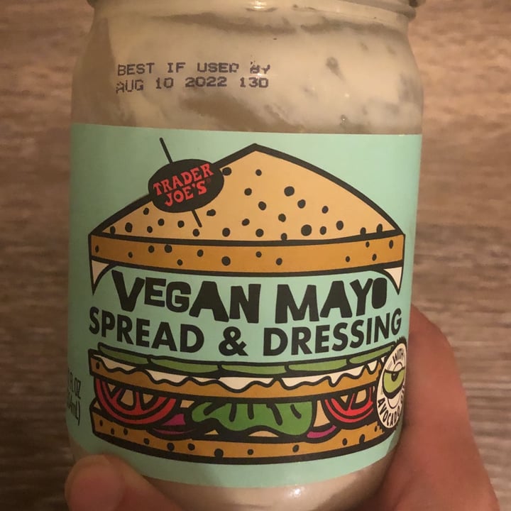 photo of Trader Joe's Vegan Mayo shared by @drjennpt on  17 Oct 2021 - review
