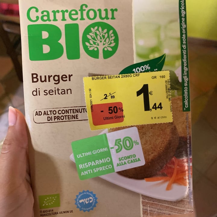 Carrefour Bio Burger Di Seitan Review abillion