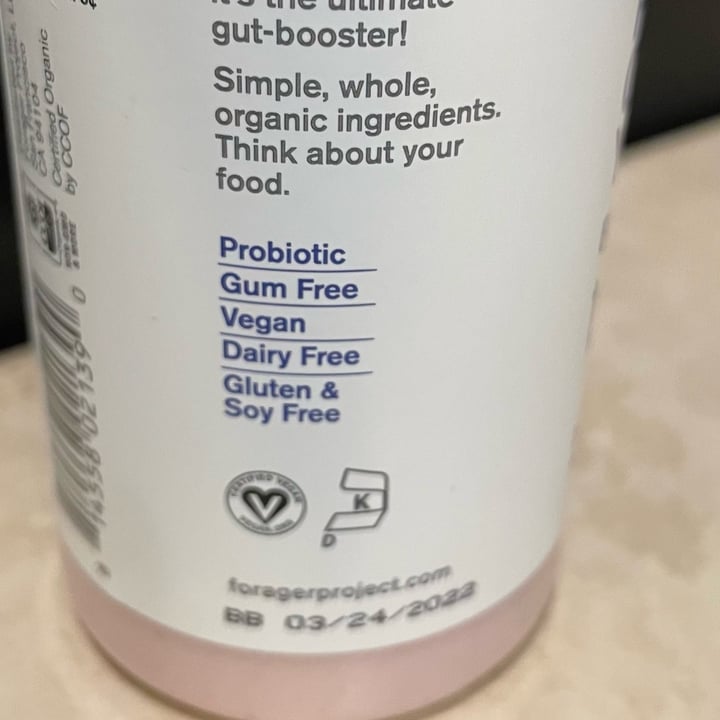 photo of Forager Project Organic Dairy-free Probiotic Cashewmilk Yogurt Blueberry shared by @veggietable on  09 Mar 2022 - review