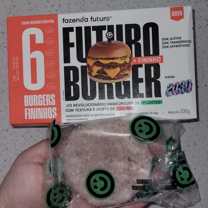 photo of Fazenda Futuro - Future Farm Futuro Burger shared by @karinasanches on  04 Jun 2022 - review