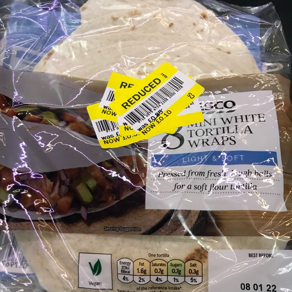 Tesco Mini White Tortilla wraps Reviews abillion