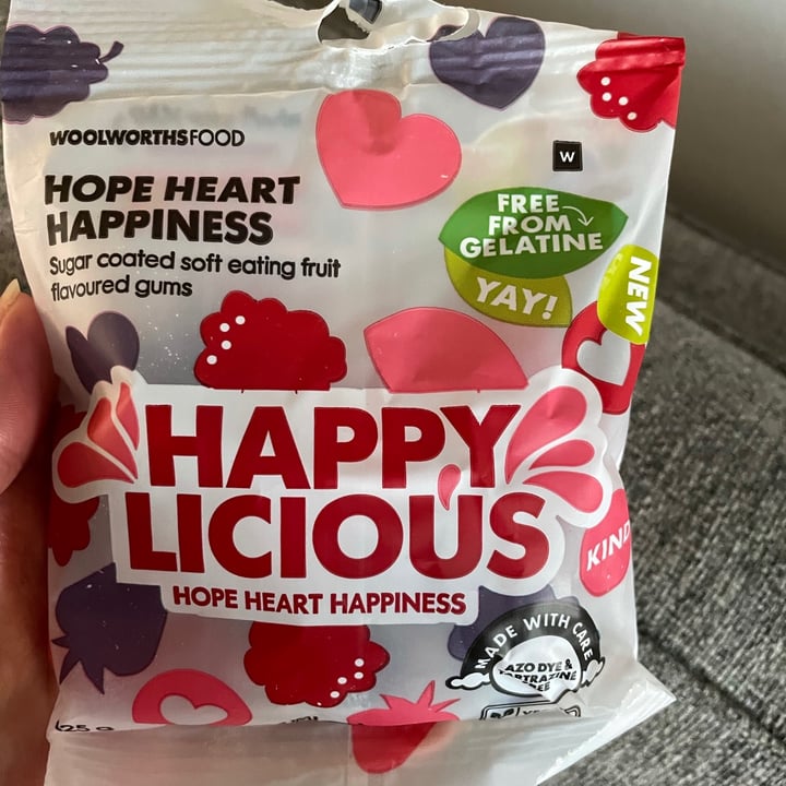 photo of Woolworths Food Happylicious Hope Heart Happiness shared by @gdemeillon on  30 Jul 2021 - review