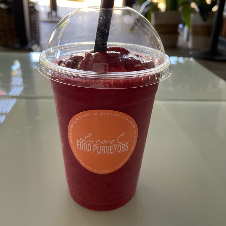 photo of La coco C Blue Octane Smoothie shared by @plantbasedstorm on  04 Jun 2020 - review