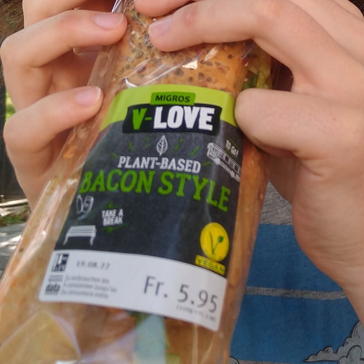 review photo of Migros V-Love Bacon style shared by @saratms on 16 Sep 2022 - review