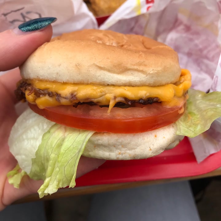 photo of Halo Burger Cheeseburger shared by @vegansuttonmama on  17 Oct 2020 - review