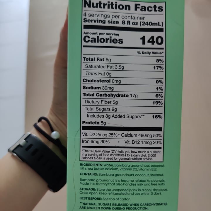 review photo of WhatIF Foods BAMnut Plant Based Milk - Airy shared by @baybeemon on 25 Feb 2022 - review