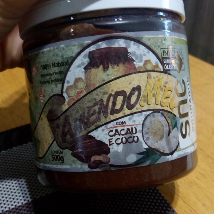 review photo of Amendomel Pasta de Amendoim Integral Com Cacau e Coco shared by @josywolfart on 22 Sep 2022 - review