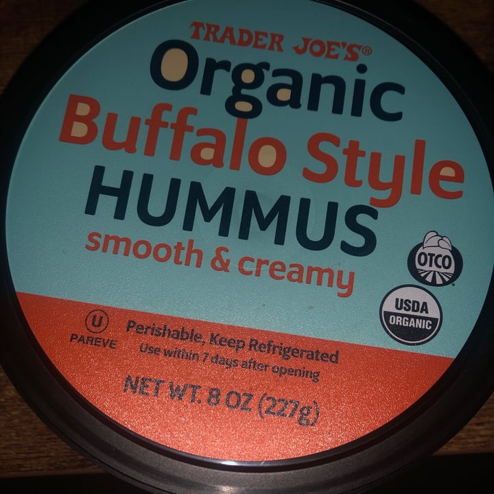 review photo of Trader Joe's Organic Buffalo Style Hummus shared by @lovetower22forever on 19 Apr 2021 - review