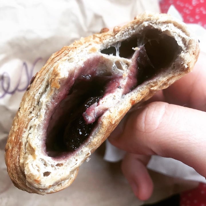 photo of Coffee in the Wood Blueberry croissant shared by @vegansuttonmama on  30 Jun 2020 - review