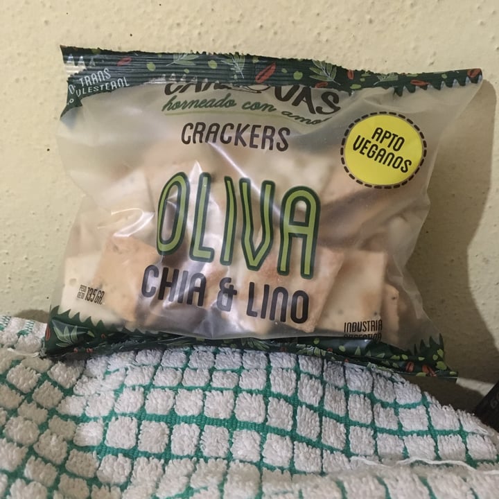 photo of Canvas Crackers De Oliva Chía Y Lino shared by @lauchis on  26 Dec 2020 - review