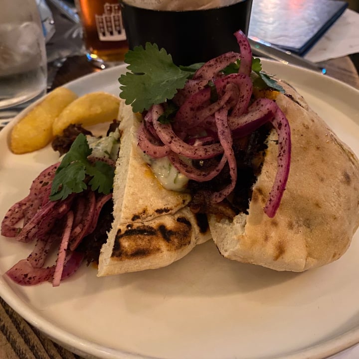 review photo of The Pavilion Arms, Bournemouth Simplicity lamb’ pitta with chips shared by @hwinter on 26 Nov 2022 - review