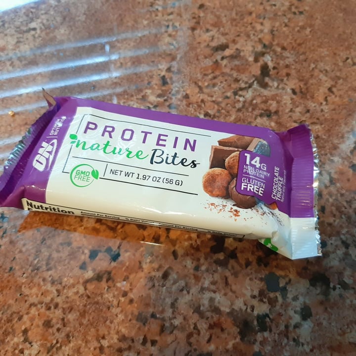 photo of Optimum nutrition Protein Nature Bites Chocolate Truffle shared by @nico-aguilera on  01 Mar 2020 - review