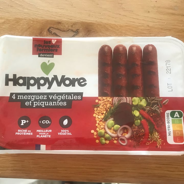 photo of Happyvore 4 Merguez végétales et piquantes shared by @marbracco on  28 Jul 2022 - review