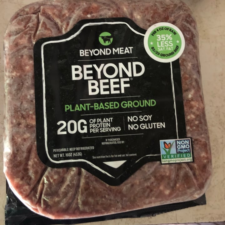 photo of Beyond Meat Beyond Beef Plant-Based Ground 20G shared by @migumillan01 on  31 May 2020 - review