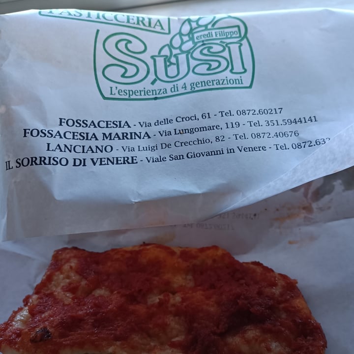 photo of Eredi Filippo Susi Panificio, Pasticceria pizza rossa shared by @maka89 on  18 Jul 2022 - review