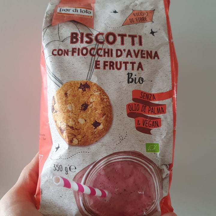 photo of Fior di Loto Biscotti Con Fiocchi D'avena E Frutta shared by @jackluna on  23 Jan 2022 - review