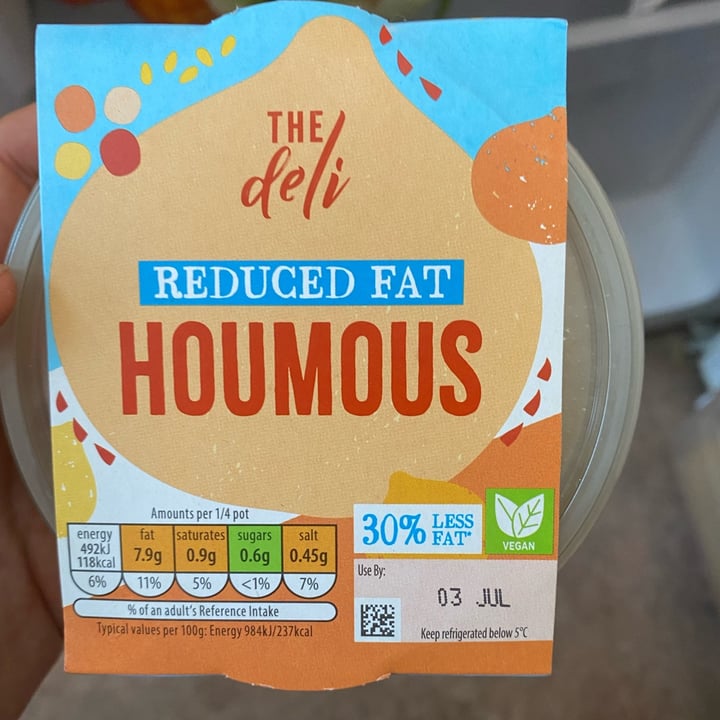 review photo of The Deli Reduced Fat Hummus shared by @veggiejessie on 26 Jun 2022 - review