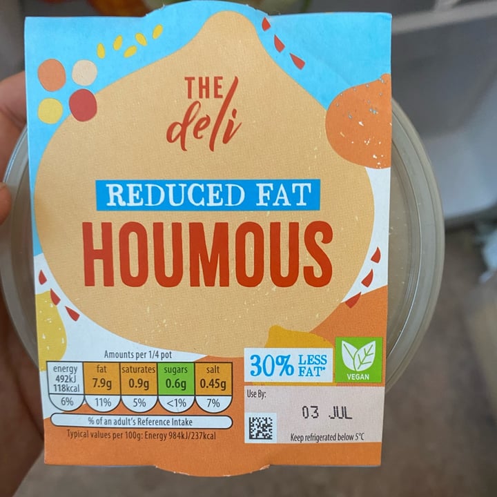 photo of The Deli Reduced Fat Hummus shared by @veggiejessie on  26 Jun 2022 - review