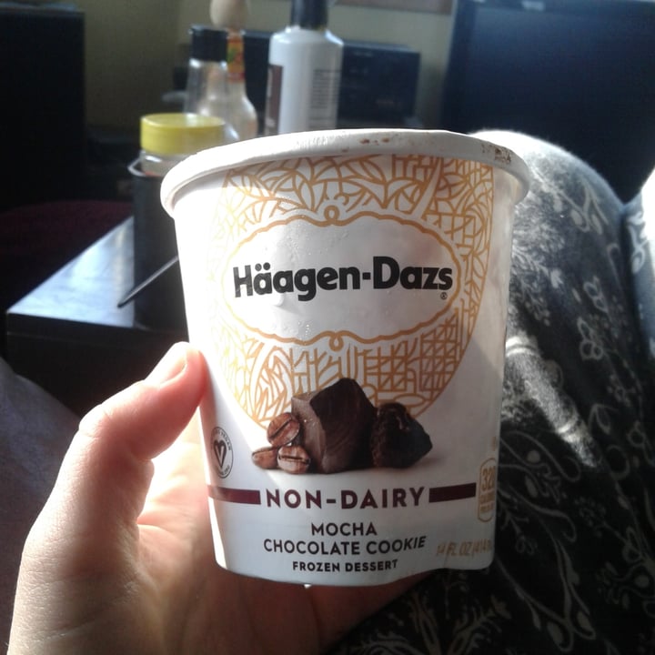 photo of Häagen-Dazs Mocha Chocolate Cookie Non-Dairy shared by @earthtoerikka on  29 Apr 2020 - review