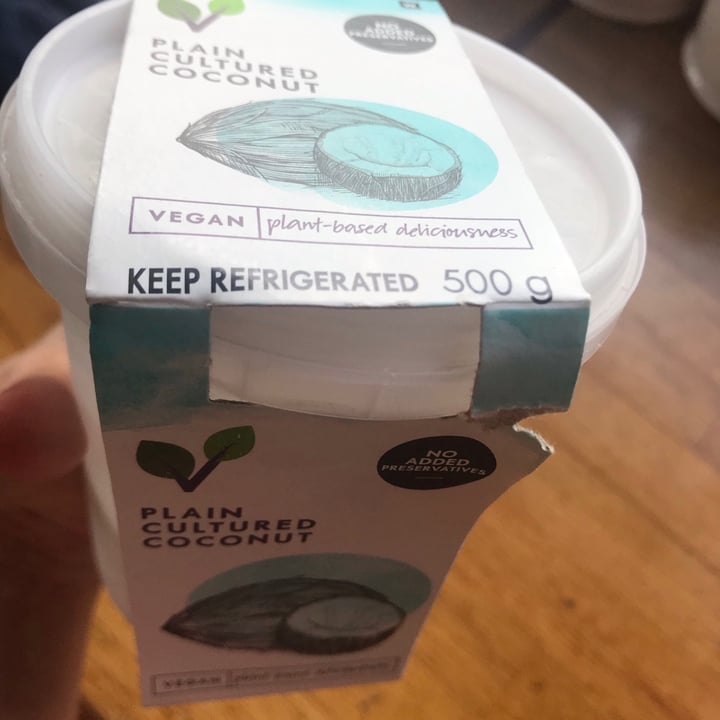 photo of Woolworths Food Plain Cultured Coconut shared by @natashathevegan on  05 Nov 2020 - review