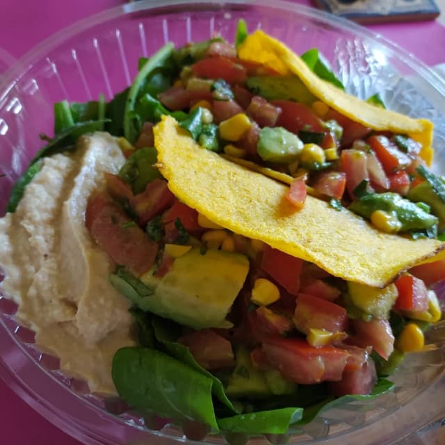 Photo of the dish “Menú del día: Tacos healthy con ensalada”