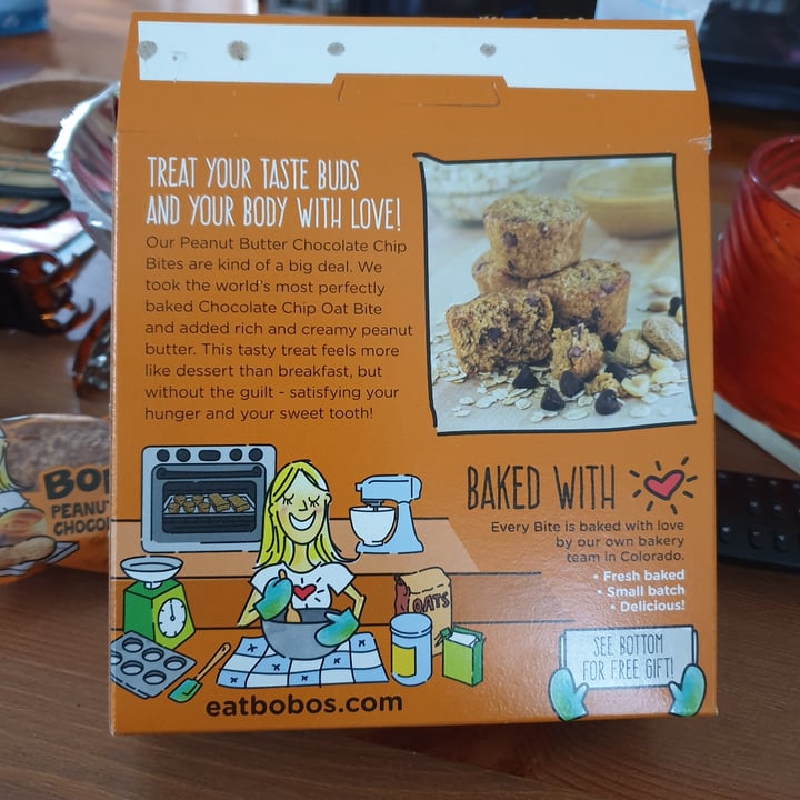photo of Bobo's Peanut Butter Chocolate Chip Oat Bites shared by @autumnleaves on  14 Jun 2021 - review