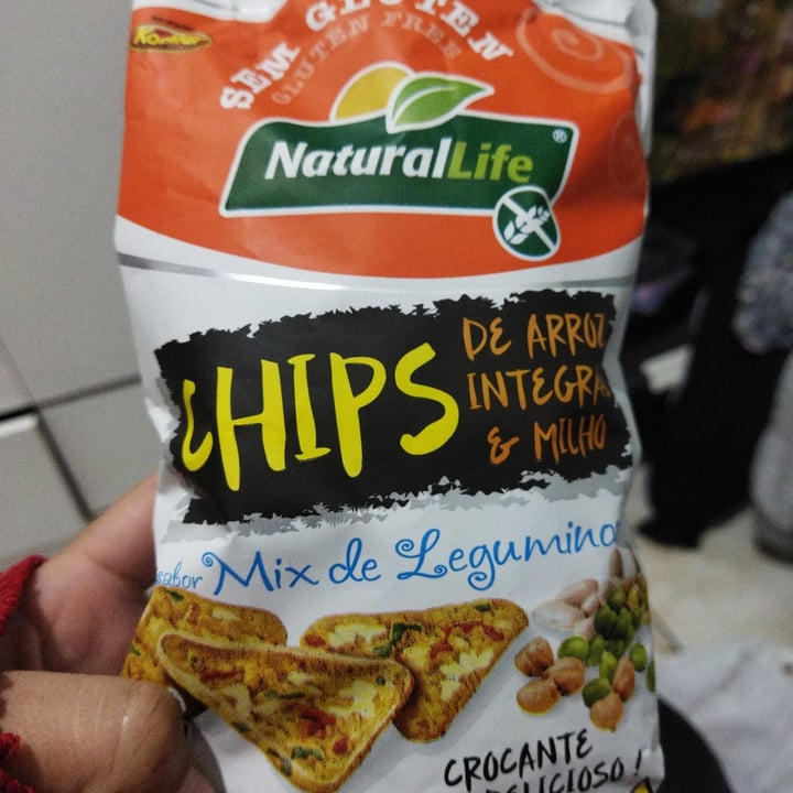 photo of NaturalLife Chips De Arroz Integral E Milho Mix De Leguminosas shared by @franciela on  18 May 2022 - review