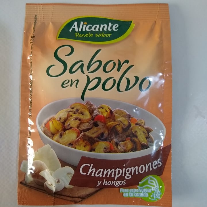 photo of Alicante Sabor en Polvo Champignones y Hongos shared by @pamarg on  29 Aug 2021 - review