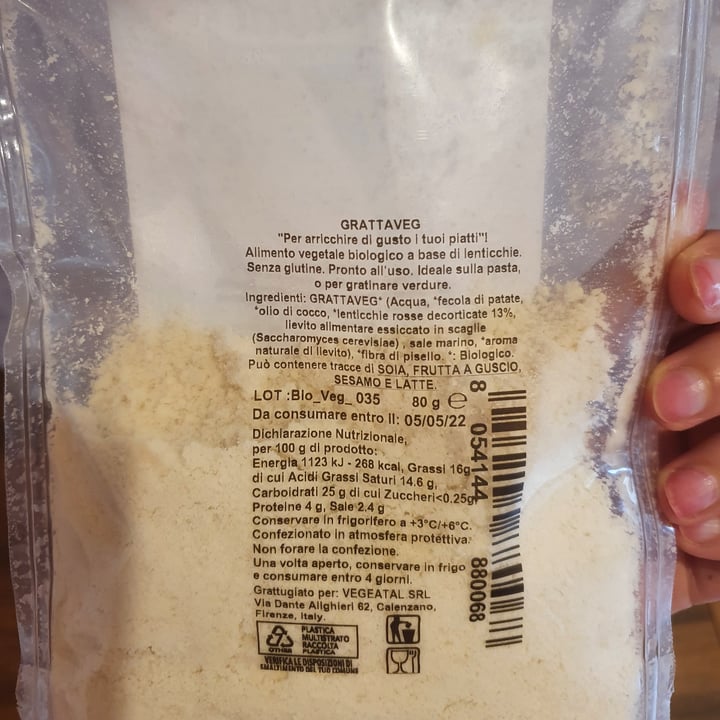 photo of Bio Vegeatal Grattaveg shared by @elisasav on  27 Mar 2022 - review